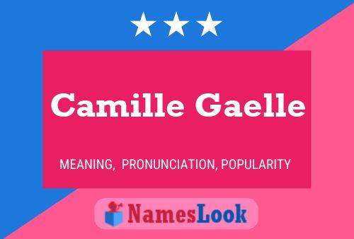 Camille Gaelle 名字海报