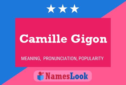 Camille Gigon 名字海报