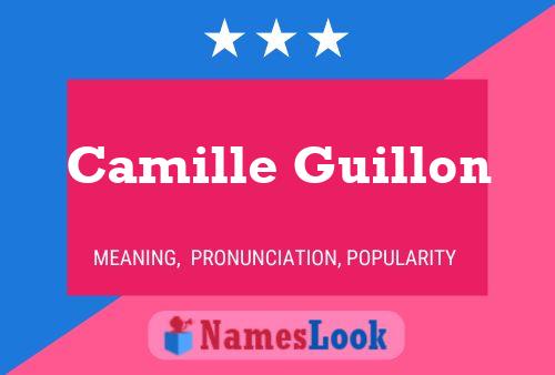 Camille Guillon 名字海报