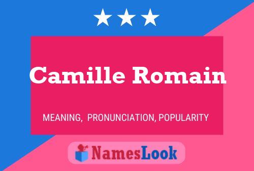 Camille Romain 名字海报