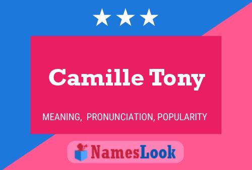 Camille Tony 名字海报