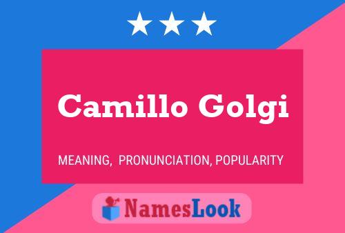 Camillo Golgi 名字海报