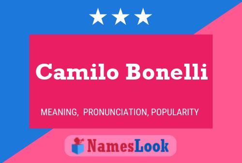 Camilo Bonelli 名字海报