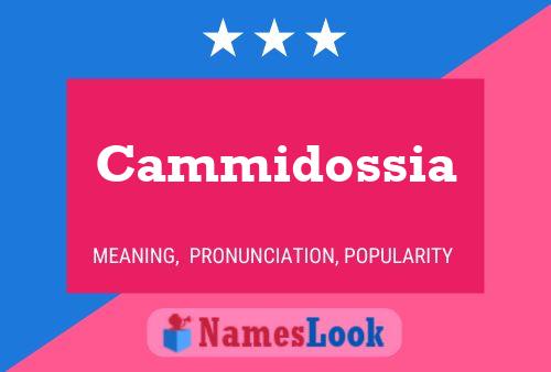 Cammidossia 名字海报