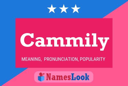 Cammily 名字海报