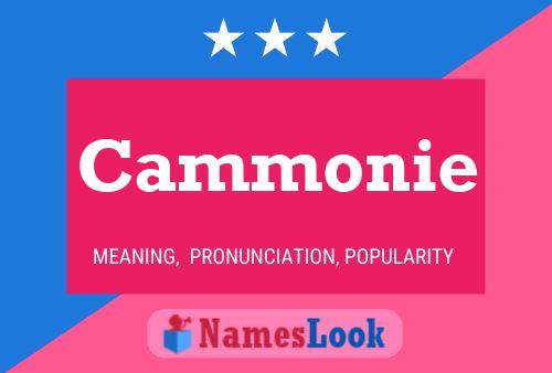 Cammonie 名字海报