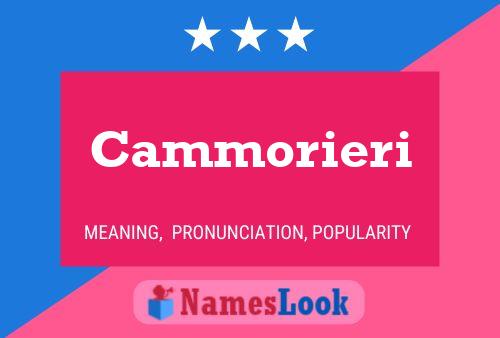 Cammorieri 名字海报