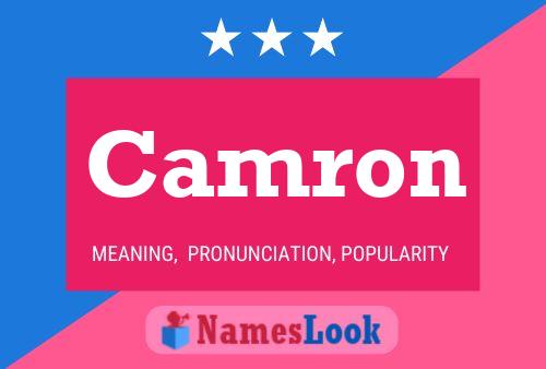 Camron 名字海报