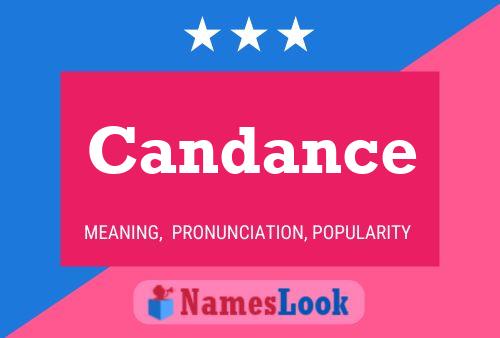 Candance 名字海报