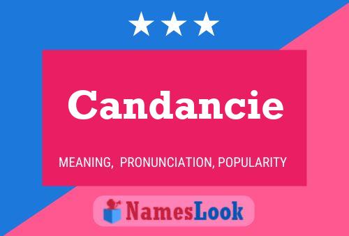 Candancie 名字海报