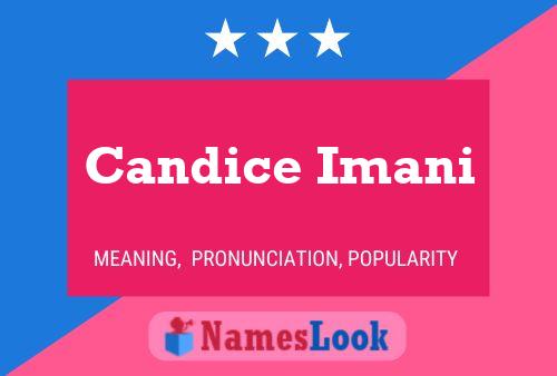 Candice Imani 名字海报