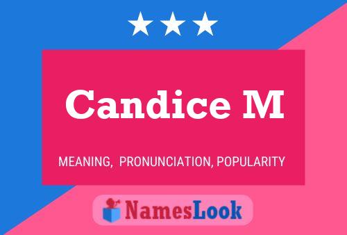 Candice M 名字海报