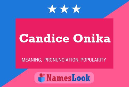 Candice Onika 名字海报