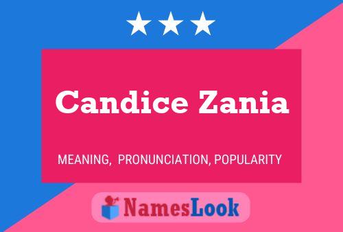 Candice Zania 名字海报