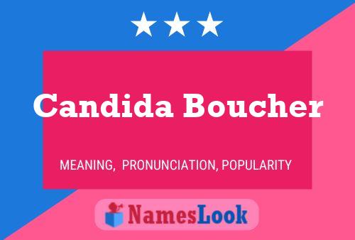 Candida Boucher 名字海报