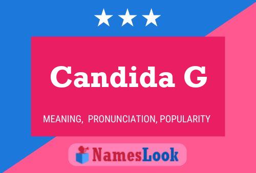 Candida G 名字海报