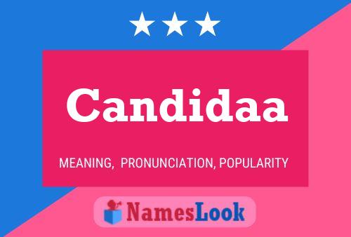 Candidaa 名字海报