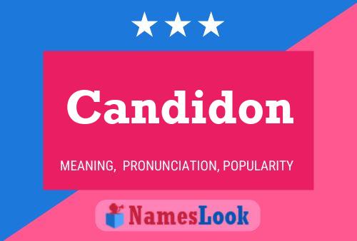 Candidon 名字海报