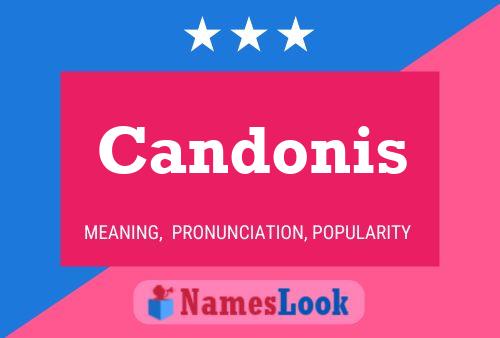 Candonis 名字海报