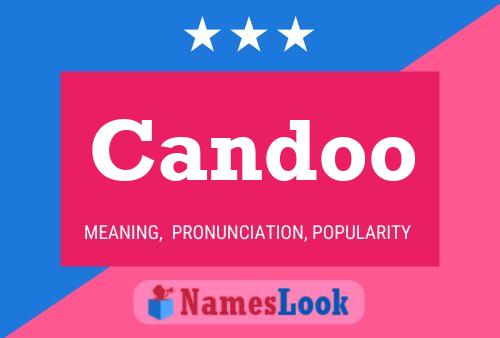 Candoo 名字海报