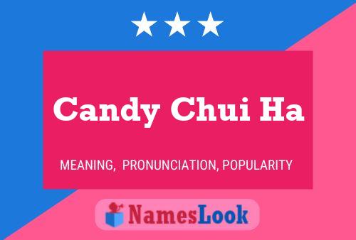 Candy Chui Ha 名字海报