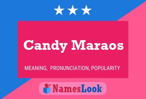 Candy Maraos 名字海报