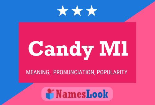 Candy Ml 名字海报