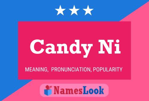 Candy Ni 名字海报