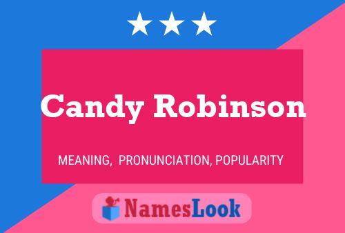 Candy Robinson 名字海报