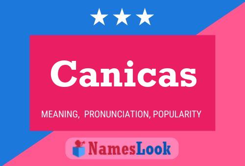 Canicas 名字海报