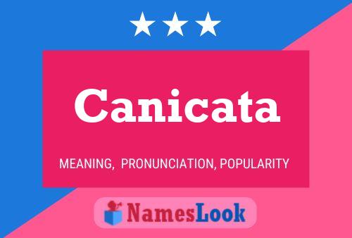 Canicata 名字海报