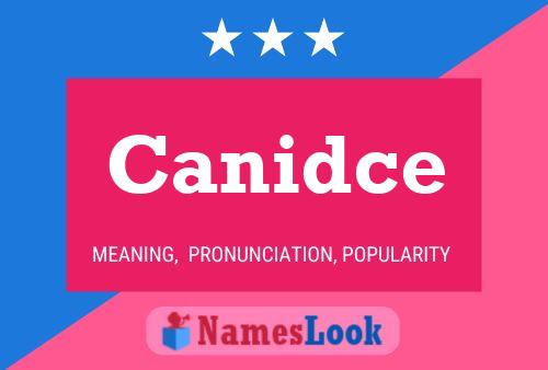 Canidce 名字海报