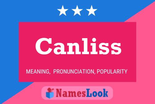 Canliss 名字海报