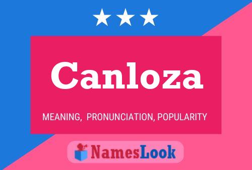 Canloza 名字海报