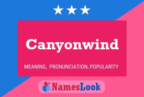 Canyonwind 名字海报