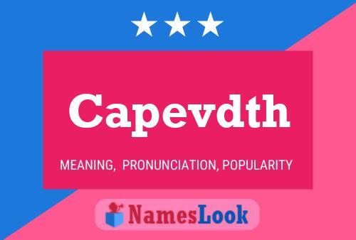 Capevdth 名字海报