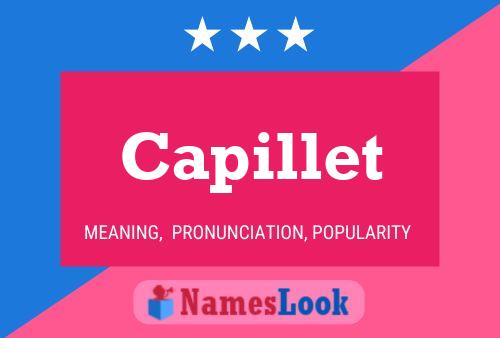 Capillet 名字海报