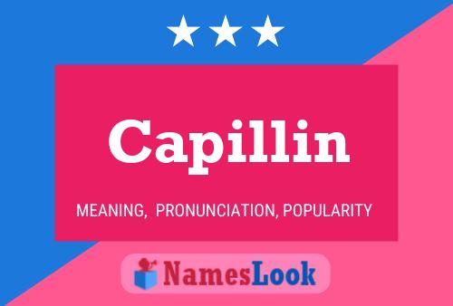 Capillin 名字海报