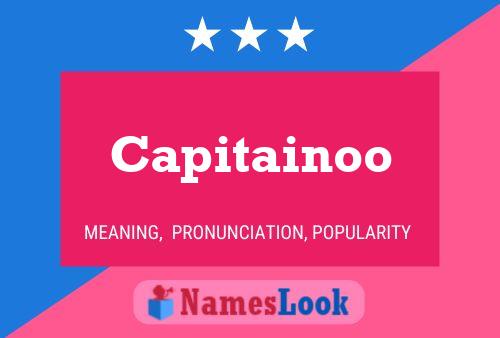 Capitainoo 名字海报