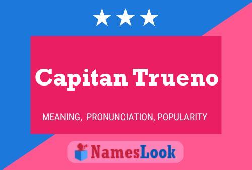 Capitan Trueno 名字海报