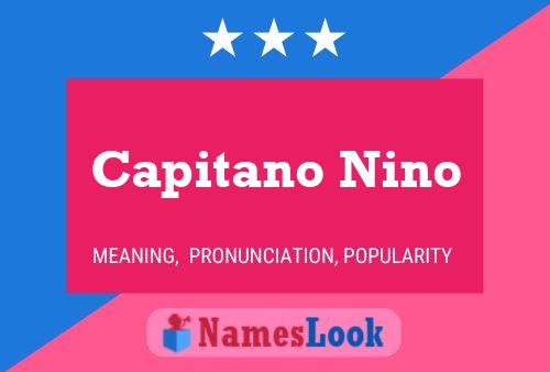 Capitano Nino 名字海报