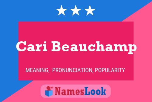 Cari Beauchamp 名字海报