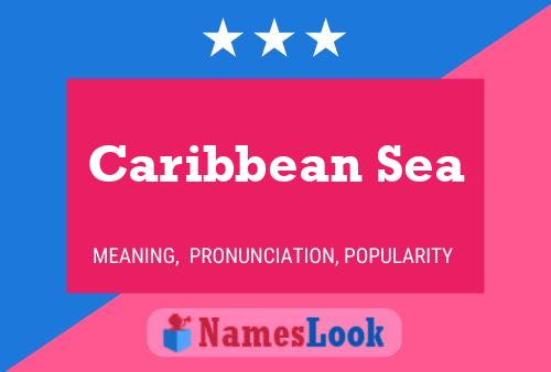 Caribbean Sea 名字海报