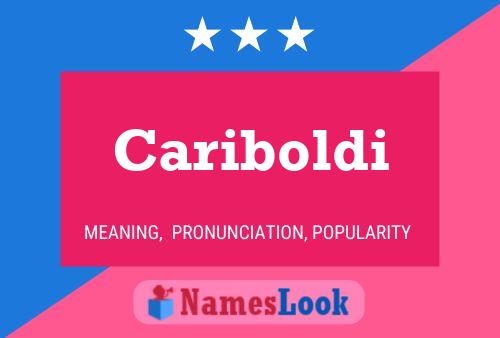 Cariboldi 名字海报