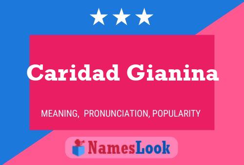 Caridad Gianina 名字海报