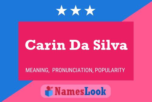 Carin Da Silva 名字海报