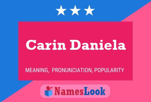 Carin Daniela 名字海报