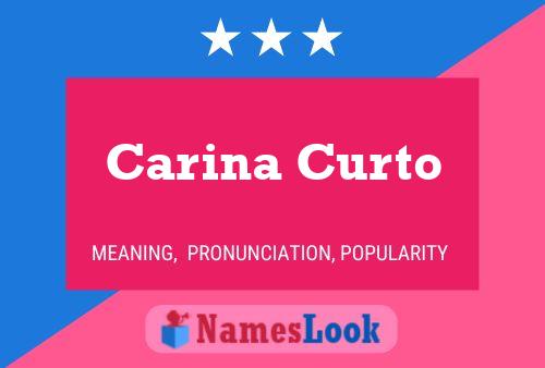 Carina Curto 名字海报