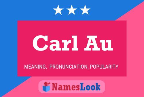 Carl Au 名字海报