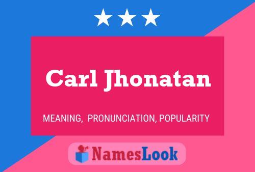 Carl Jhonatan 名字海报